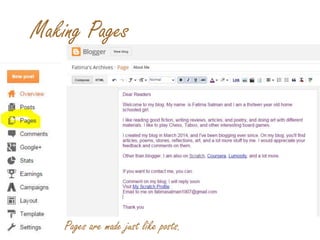 Making Pages
Pages are made just like posts.
 