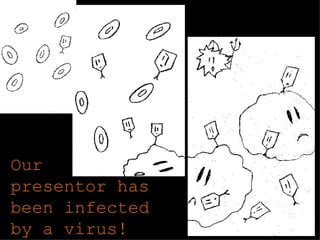 Our presentor has been infected by a virus!