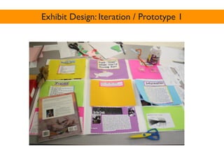 Exhibit Design: Iteration / Prototype 1
 