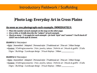 Introductory Fieldwork / Scaffolding
 