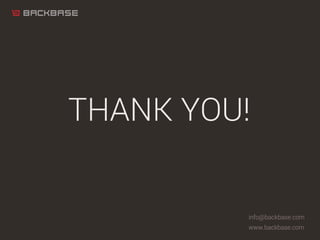 info@backbase.com
www.backbase.com
THANK YOU!
 