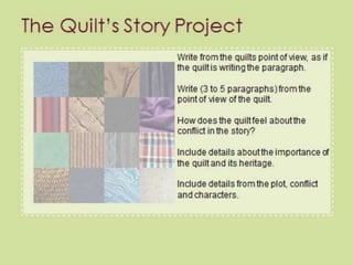 Everyday use quilt project