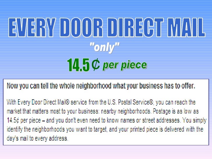 Usps Door To Door Direct Usps Door To Door Direct