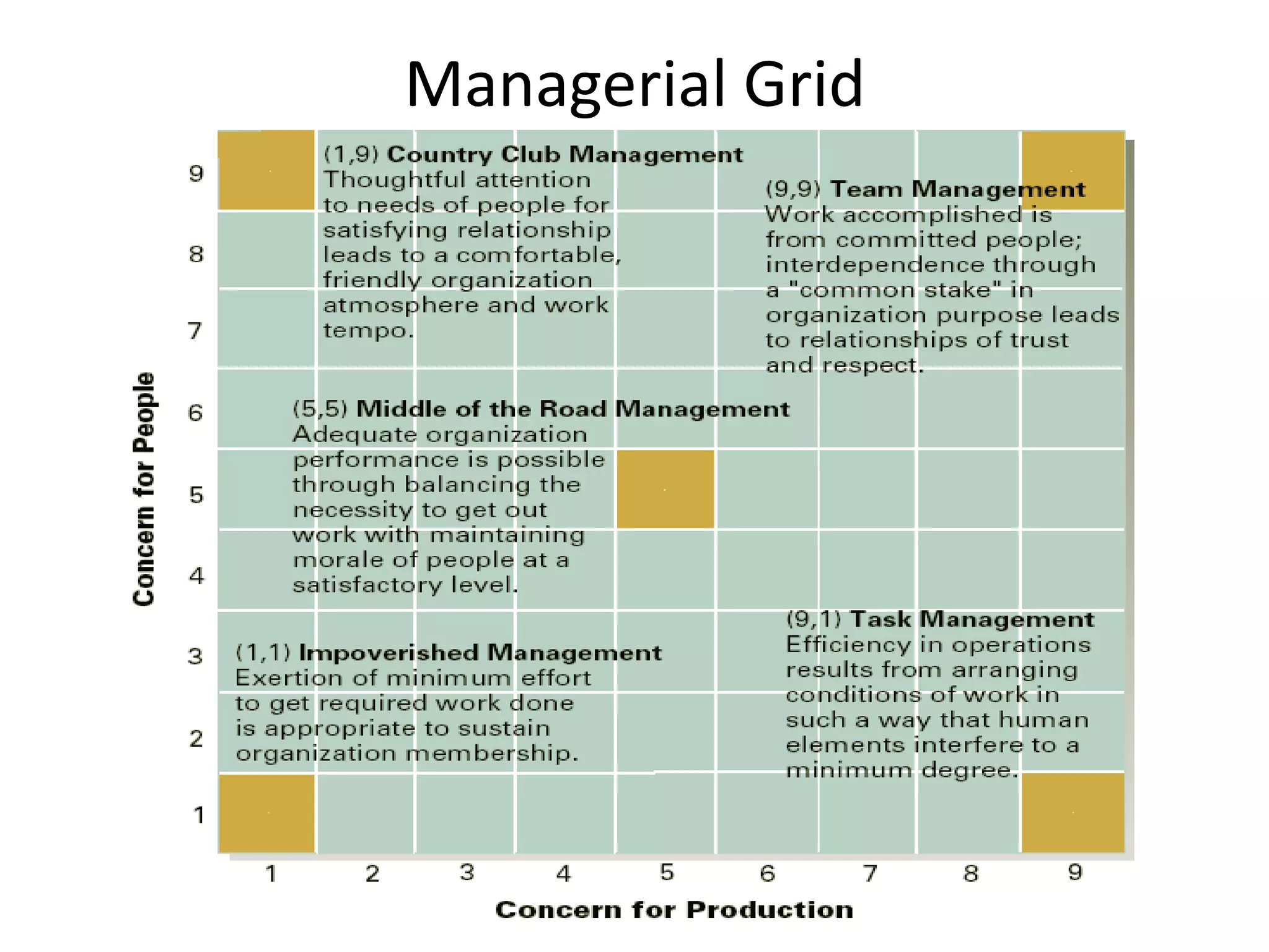 Managerial Grid
 
