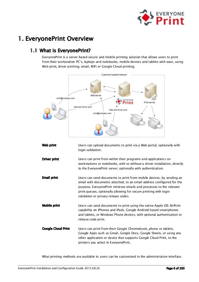 Everyoneprint 4 0 Installation Guide