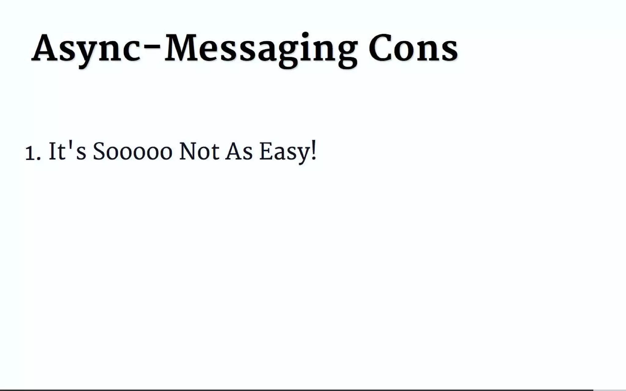 Everyone's guide to event sourcing and async-messaging