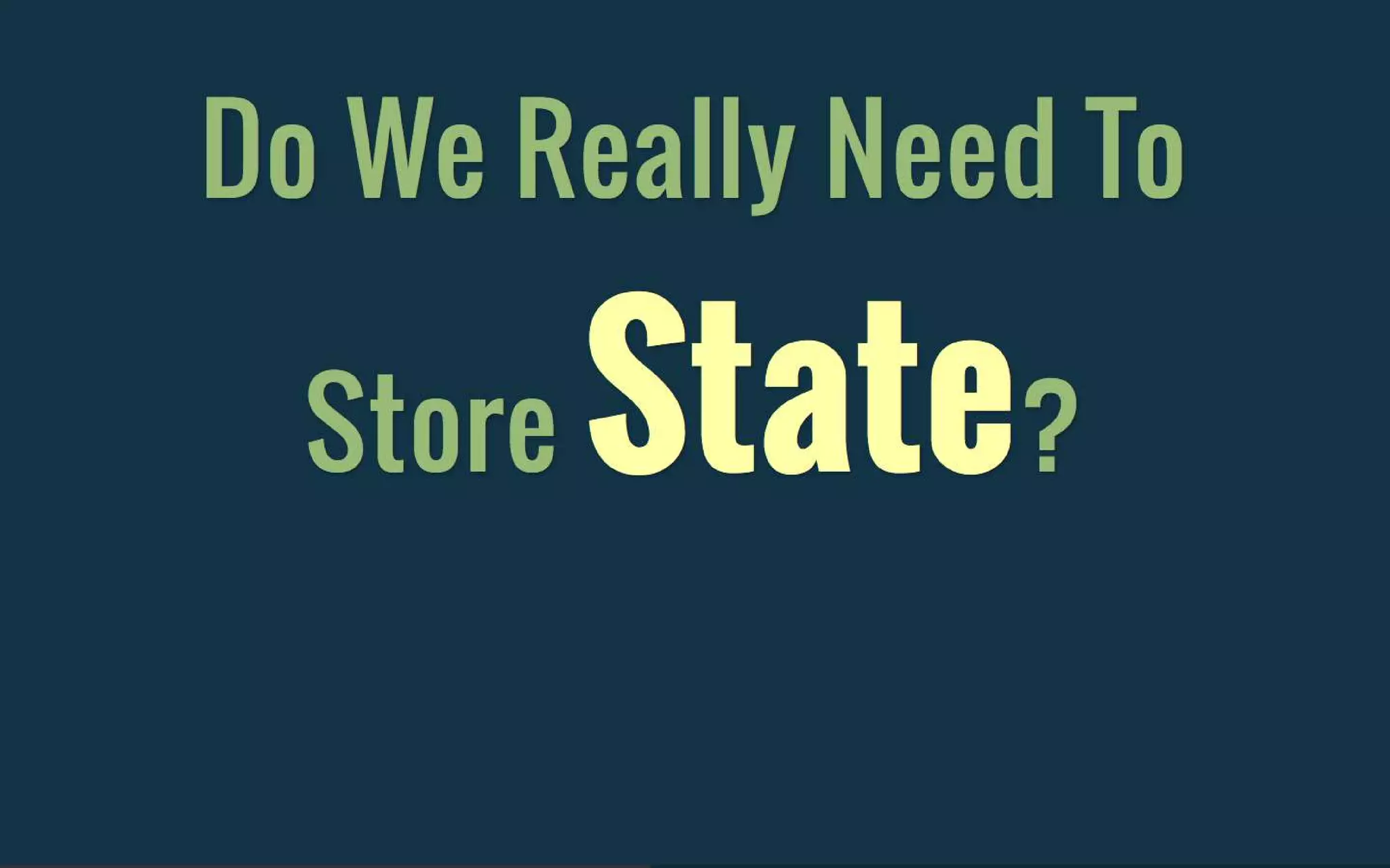 Everyone's guide to event sourcing and async-messaging