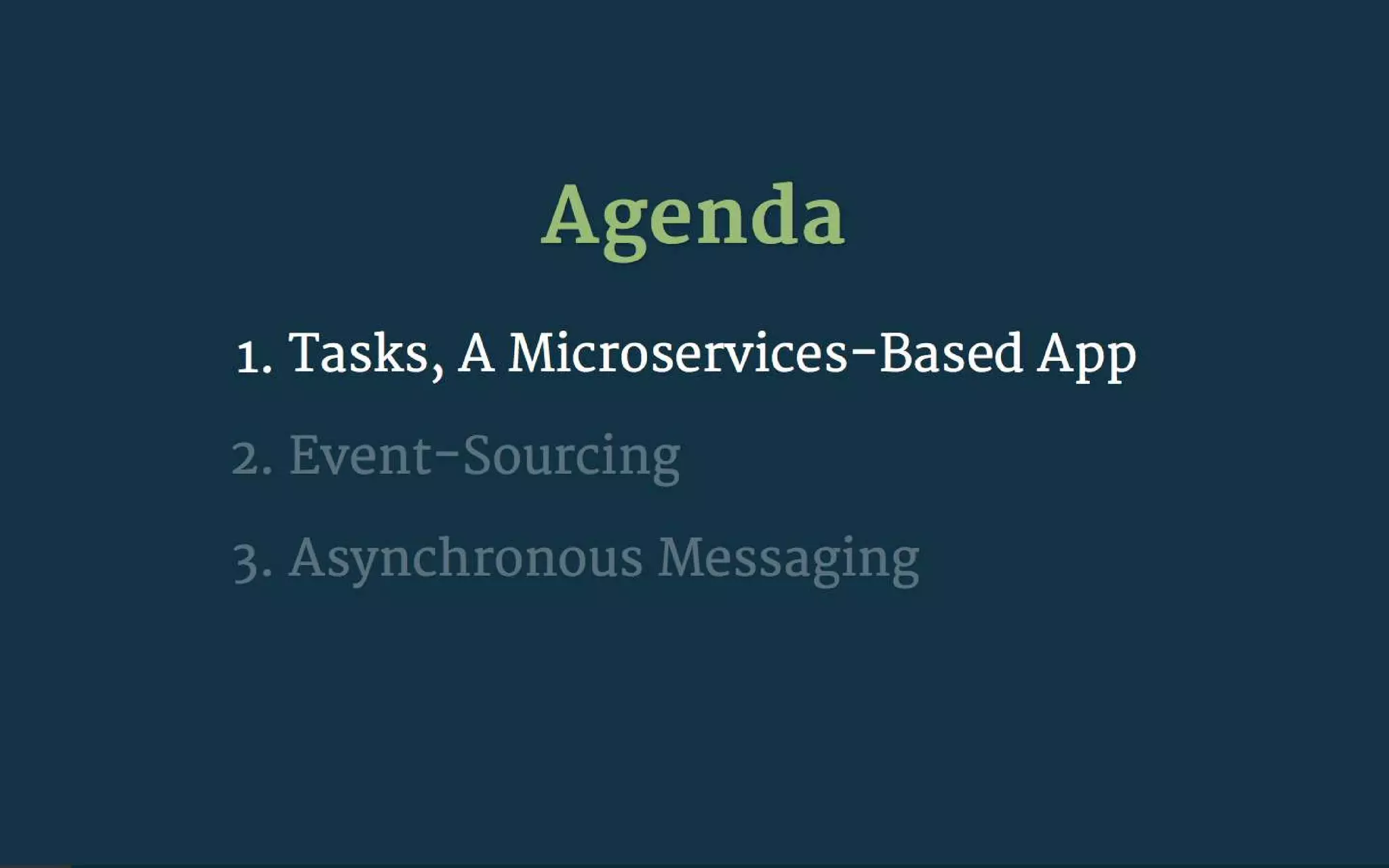 Everyone's guide to event sourcing and async-messaging