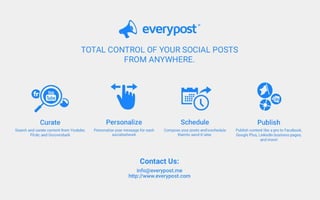 Everypost infographics | PDF
