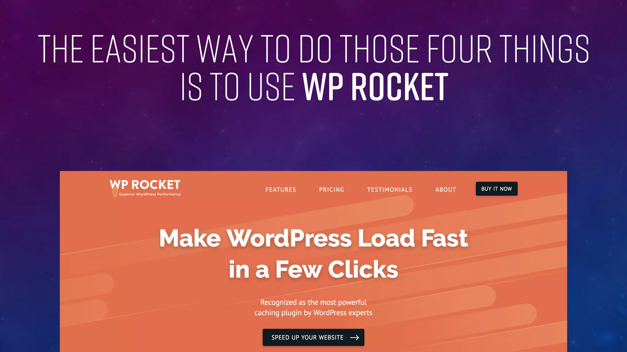 The easiest way to do those four things
Is to use WP Rocket
 