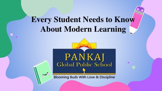Every Student Needs to Know
About Modern Learning
 