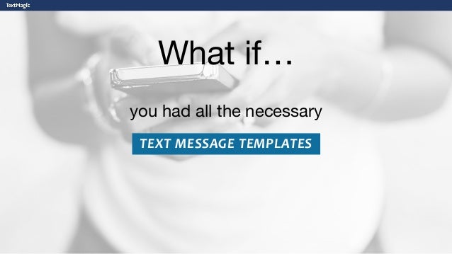 text message template