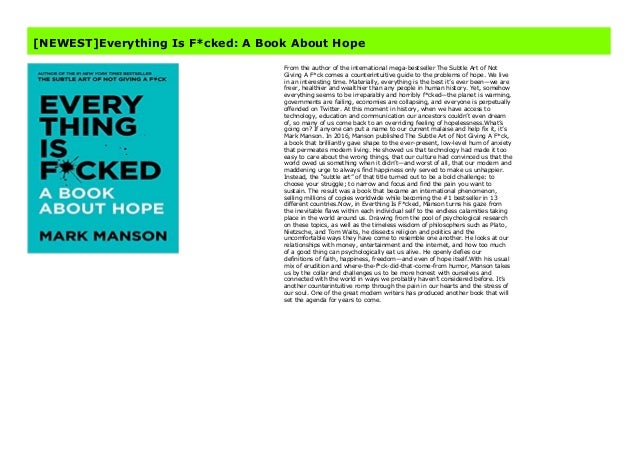 Most Wanted Everything Is F Cked A Book About Hope Most Wanted Everything Is F Cked A Book About Hope