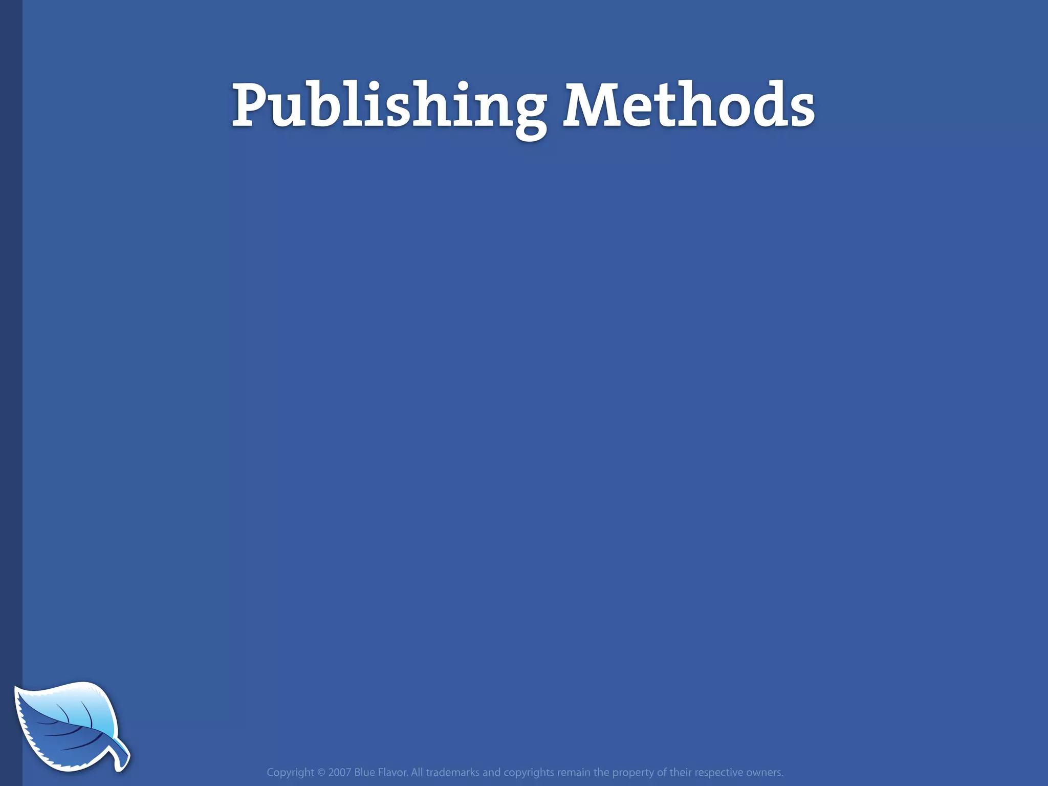 Everything you wanted to know about the mobile web but were afraid to ask...blueflavor.com