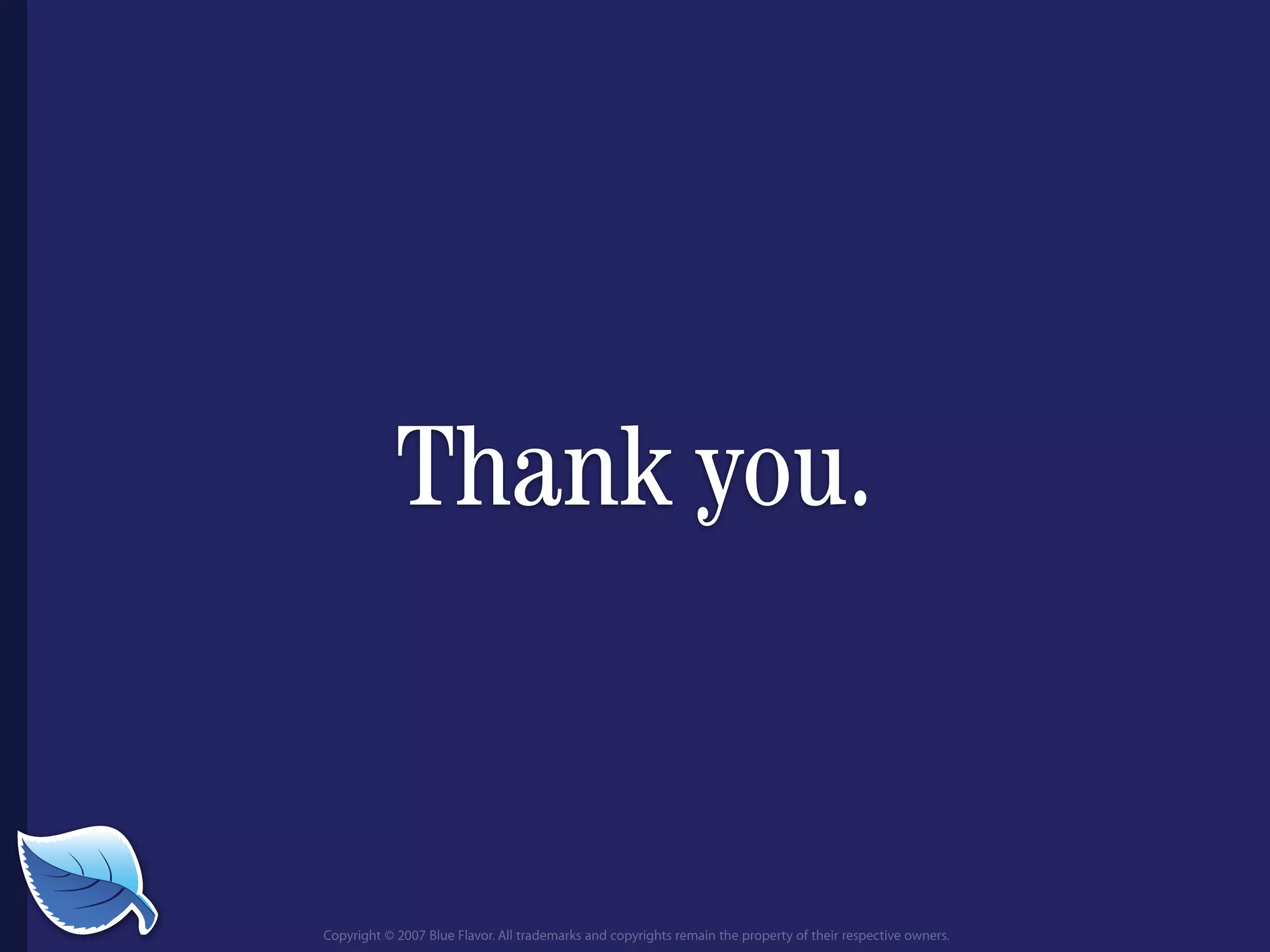 Everything you wanted to know about the mobile web but were afraid to ask...blueflavor.com