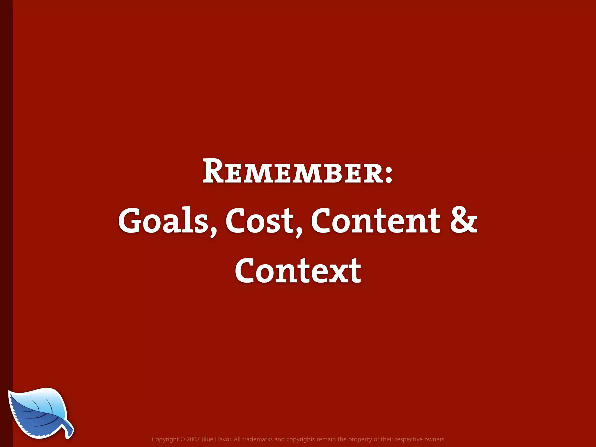 Everything you wanted to know about the mobile web but were afraid to ask...blueflavor.com