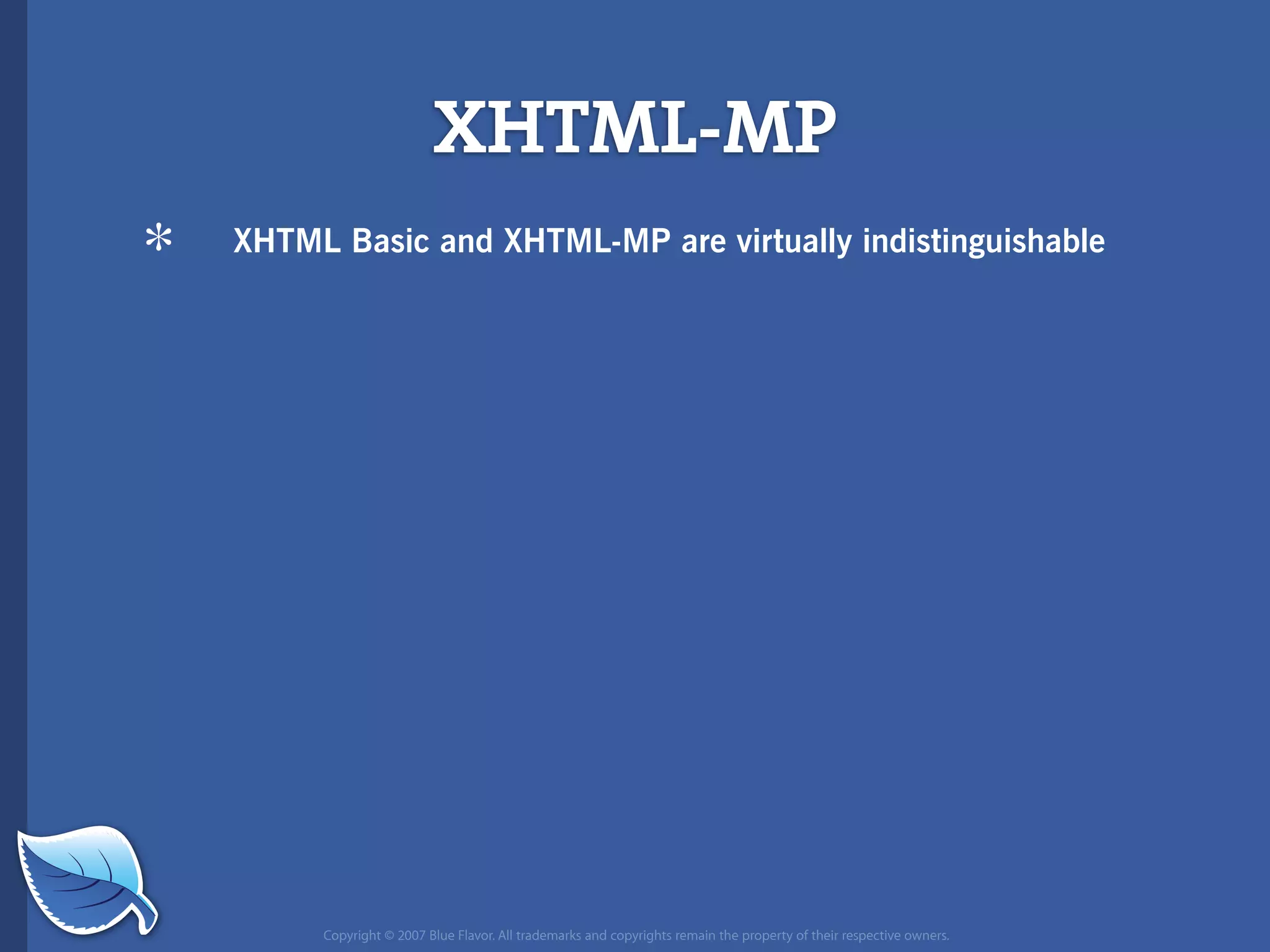 Everything you wanted to know about the mobile web but were afraid to ask...blueflavor.com