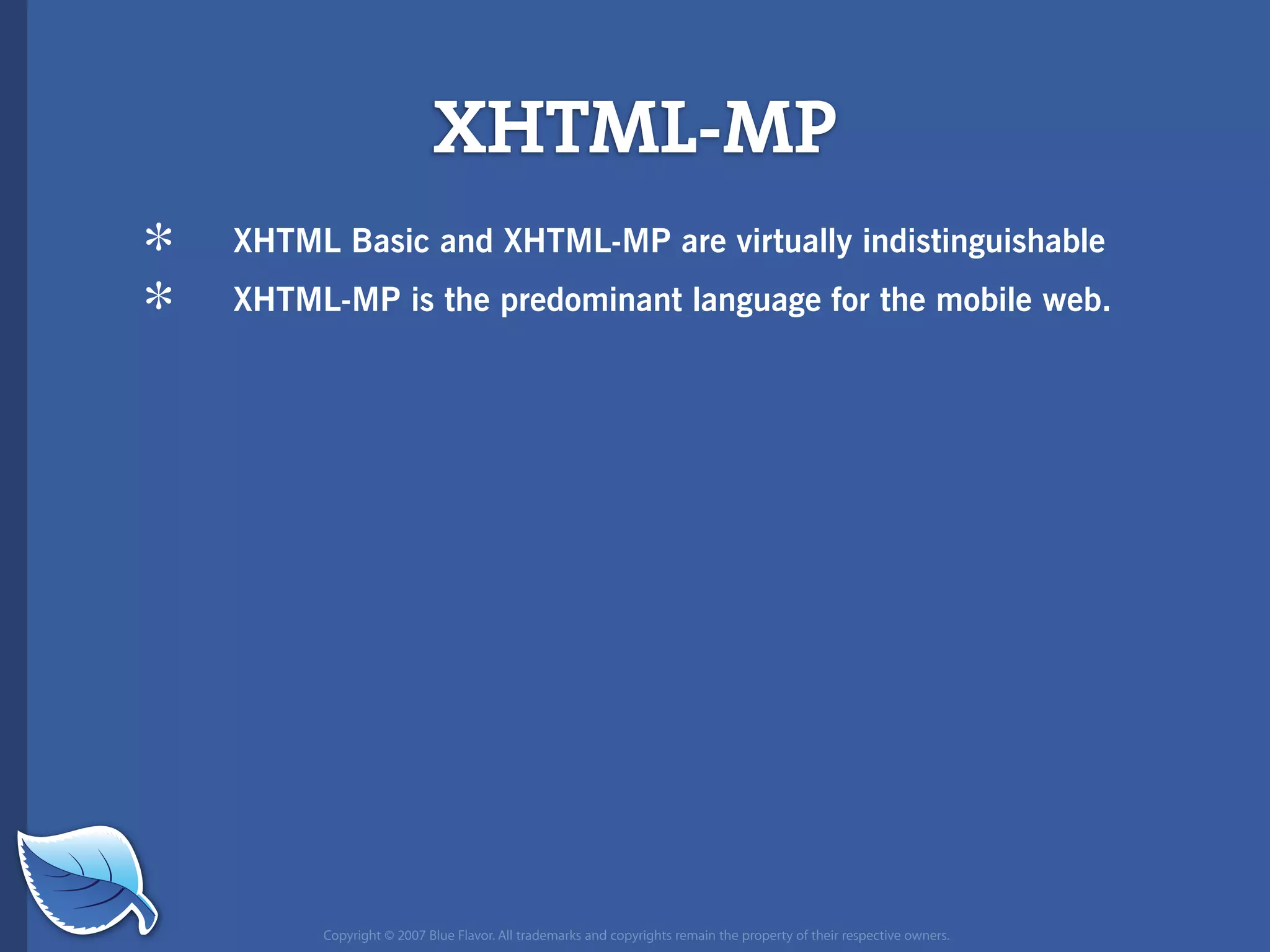 Everything you wanted to know about the mobile web but were afraid to ask...blueflavor.com