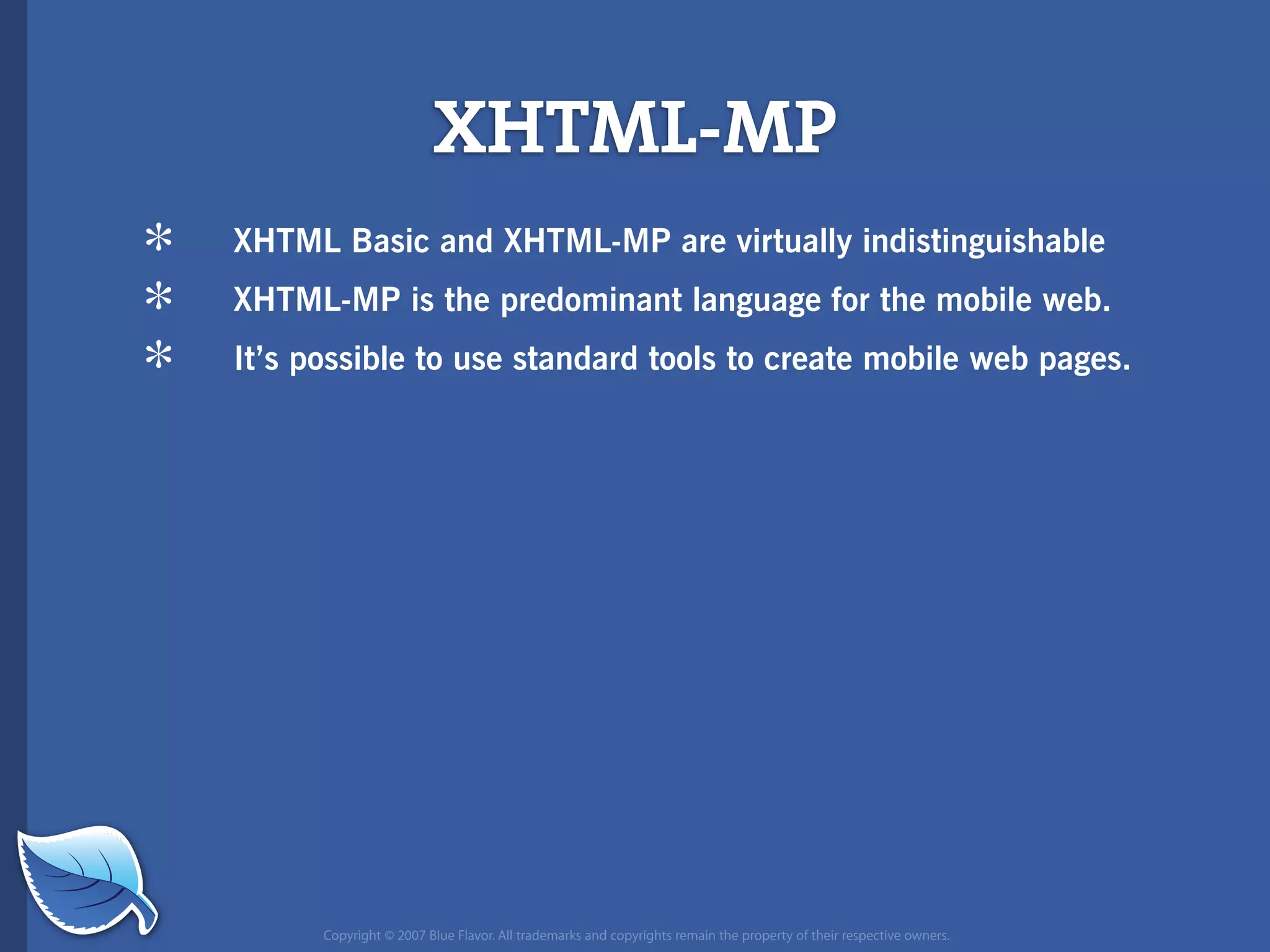 Everything you wanted to know about the mobile web but were afraid to ask...blueflavor.com