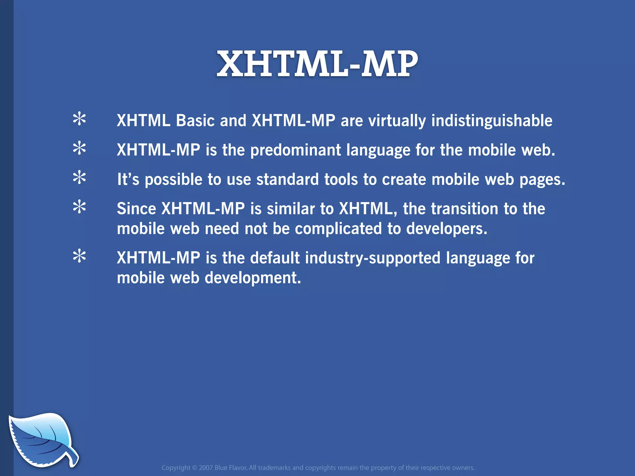 Everything you wanted to know about the mobile web but were afraid to ask...blueflavor.com