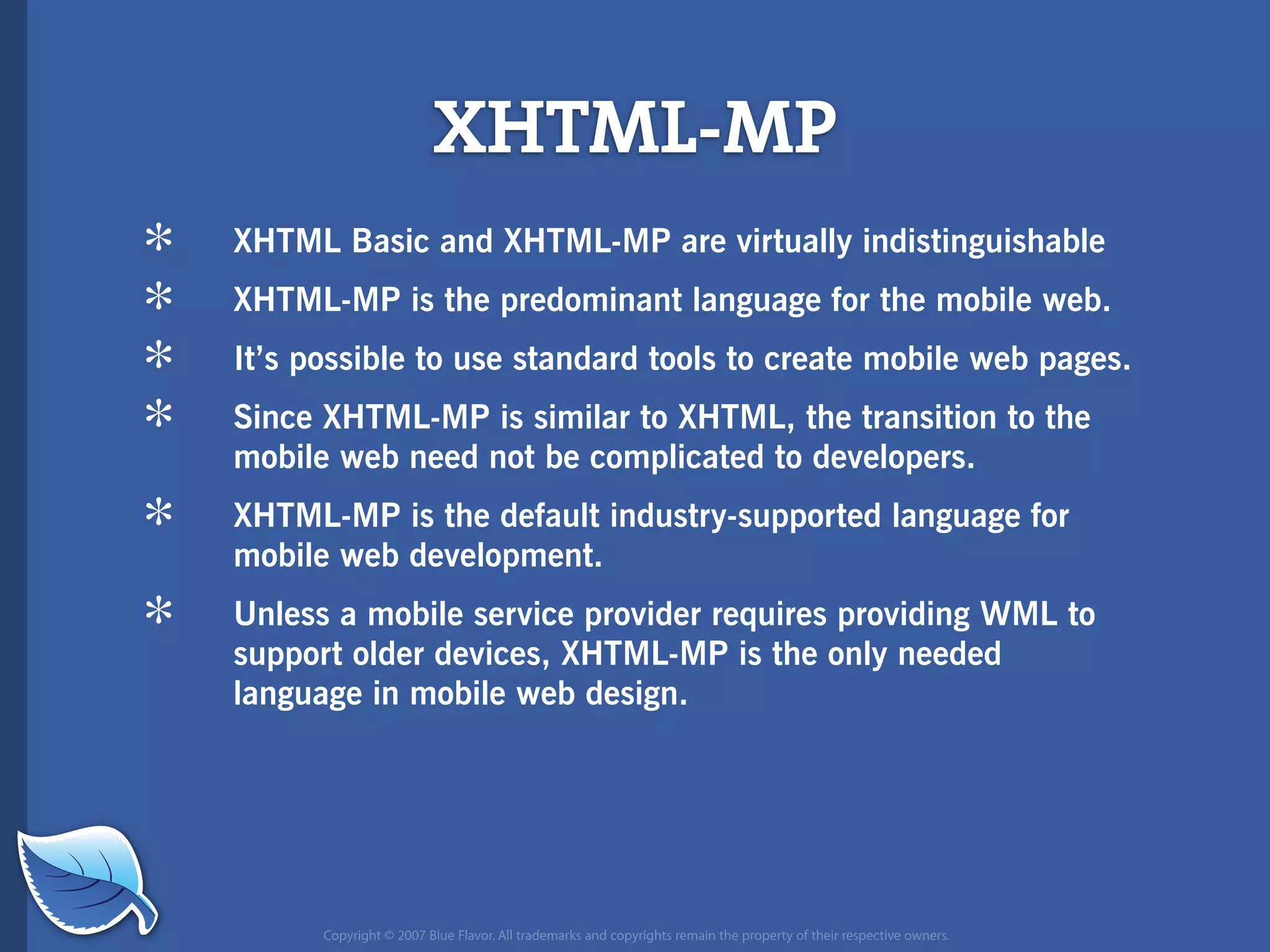 Everything you wanted to know about the mobile web but were afraid to ask...blueflavor.com