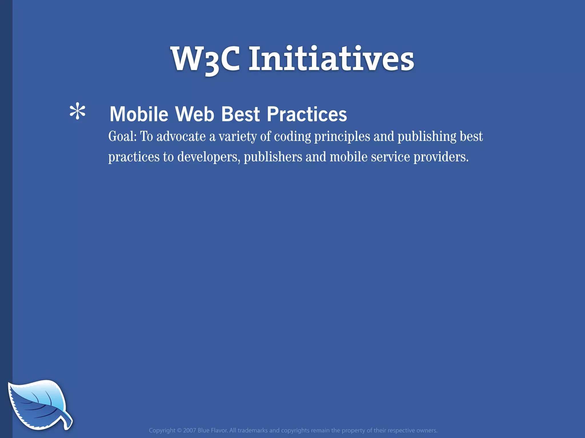 Everything you wanted to know about the mobile web but were afraid to ask...blueflavor.com