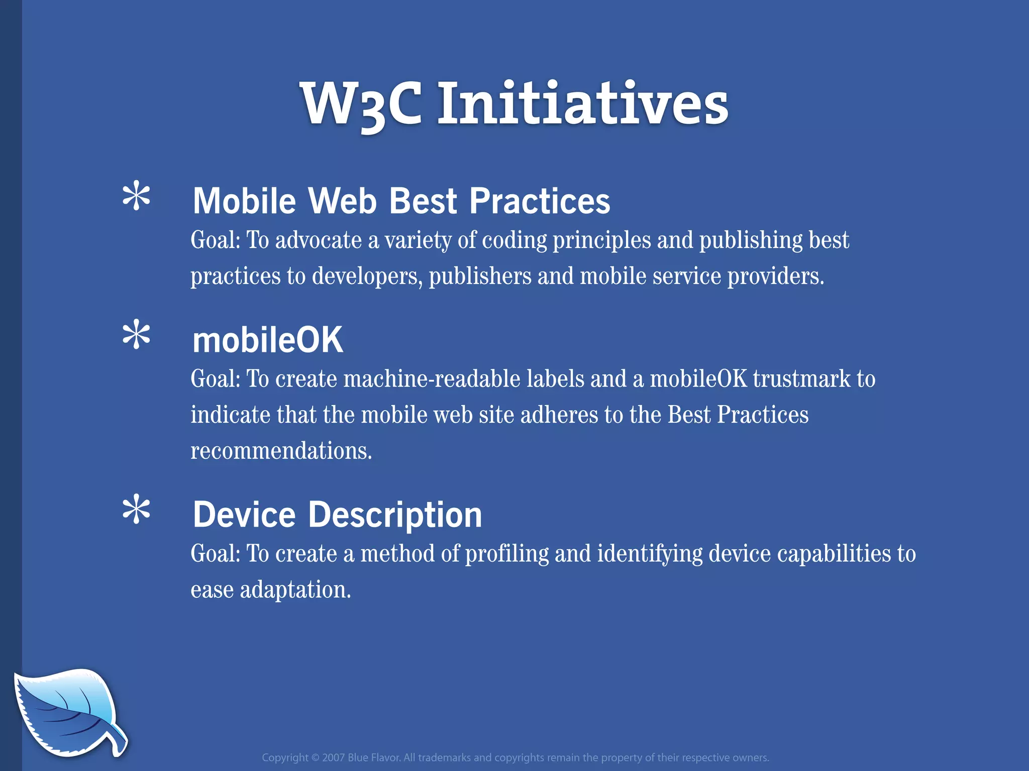 Everything you wanted to know about the mobile web but were afraid to ask...blueflavor.com