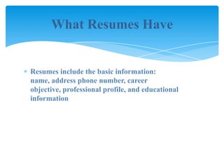 Everything about resume PPT - Everything About Resume 6 320 