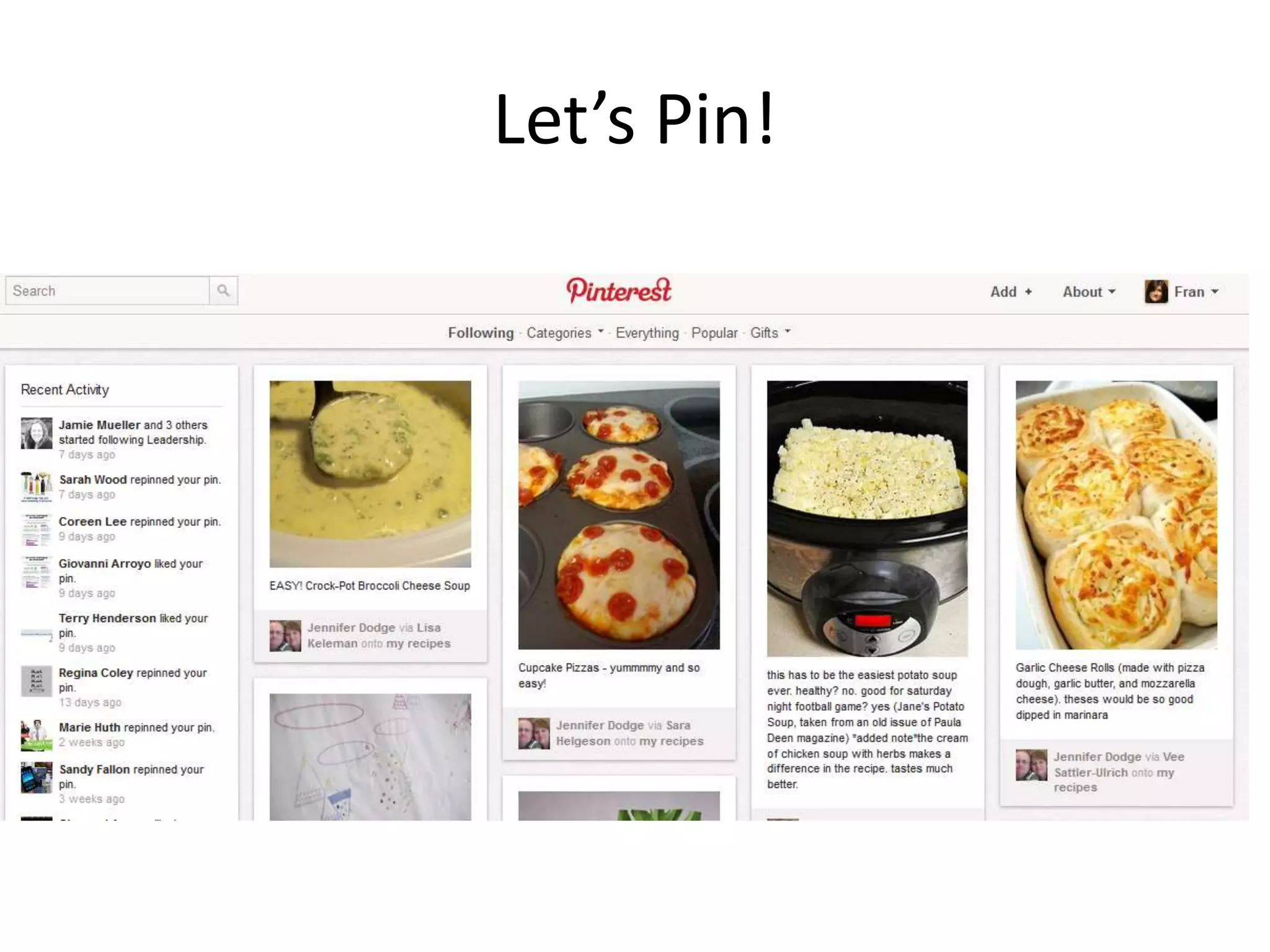 Let’s Pin!
 