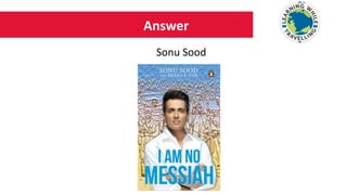Answer
Sonu Sood
 