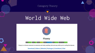 World Wide Web
Category Theory
 