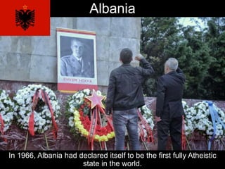 When Rev. Bill Bathman and I drove into Albania,
 