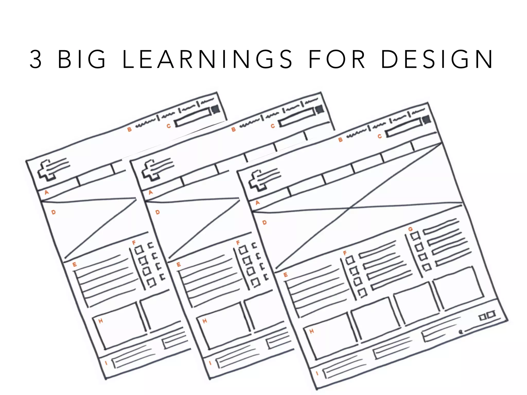 3 B I G L E A R N I N G S F O R D E S I G N
 