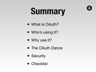 Everything OAuth