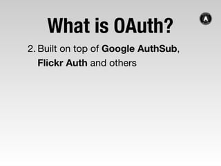 Everything OAuth