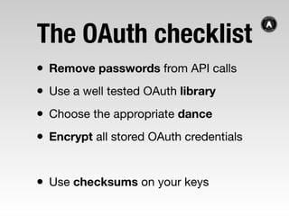 Everything OAuth