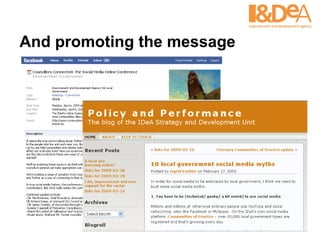 And promoting the message 