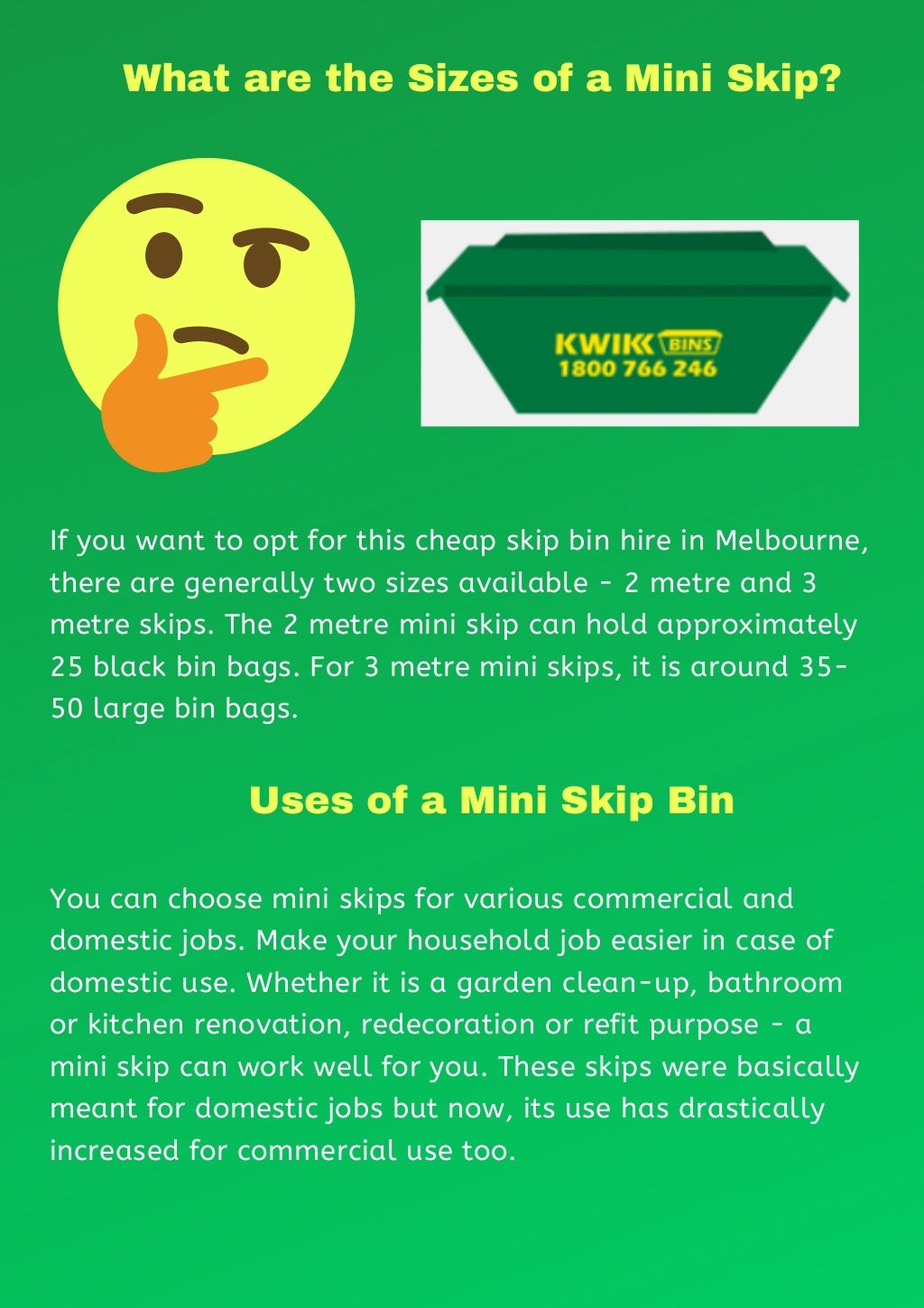 Everything That You Need to Know About Mini Skip Hire in Melbourne