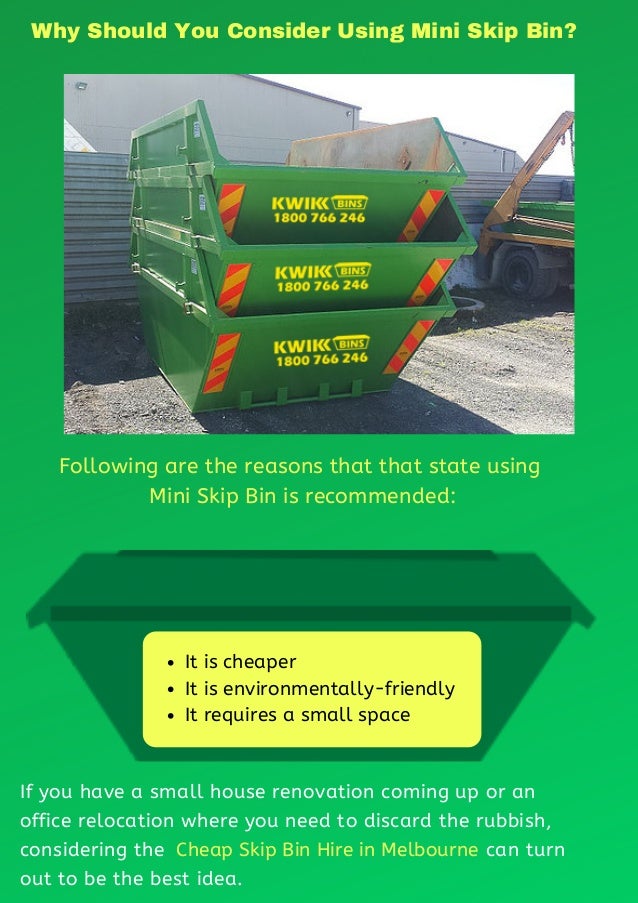 Everything That You Need to Know About Mini Skip Hire in Melbourne