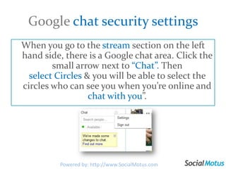 Youcan also specify whether to include photos on your profile, photo tag approval settings and whether to display geo settings for newly uploaded photos and albums.Powered by: http://www.SocialMotus.comPowered by: http://www.SocialMotus.com