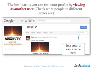 Google chat security settings When you go to the streamsection on the left hand side, there is a Google chat area. Click the small arrow next to “Chat”. Then select Circles & you will be able to select the circles who can see you when you’re online and chat with you”.Powered by: http://www.SocialMotus.com