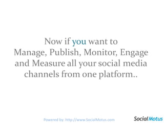 To keep up-to-date with the latest news & tips on Google + & other social media sites, visit http://socialmotus.com/blog<b...