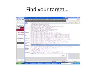 Find your target …
 