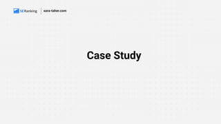 Case Study
sara-taher.com
 