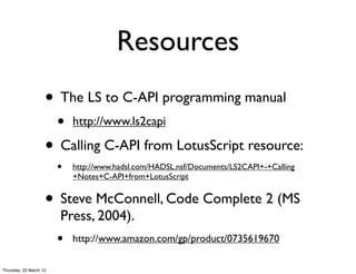 Lotus Script Code Everything you ever wanted to know about lotus script | PDF