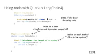Everything You Ever Wanted to Know About Quarkus and LangChain4j | PDF