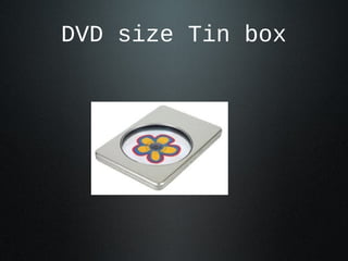 DVD size Tin box
 
