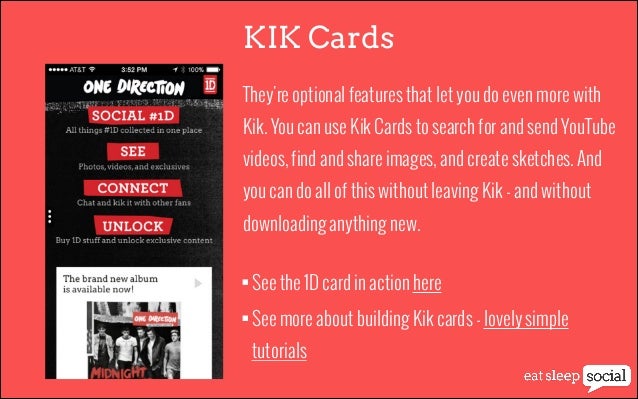 Kik Cards They Re Optional Features