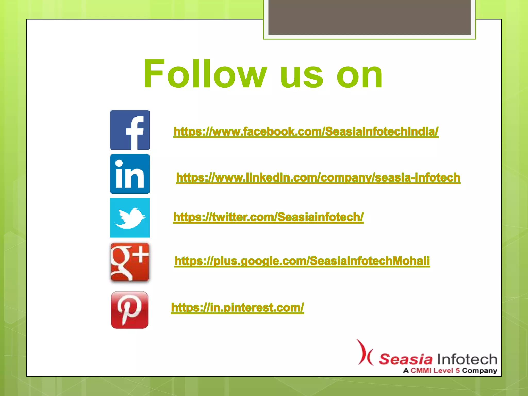 Follow us on
 