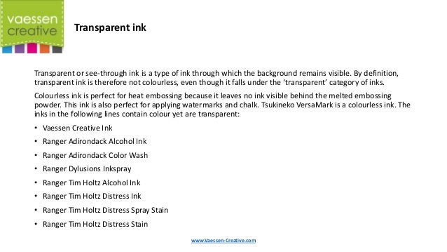 Everything You Need To Know About Ink